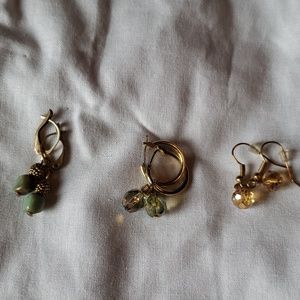 3 set of Dangling Earrings